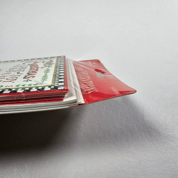 Vtg Hallmark Christmas Invitation Cards 8pk w/ Envelopes NEW Love Joy Basket - Picture 2 of 3